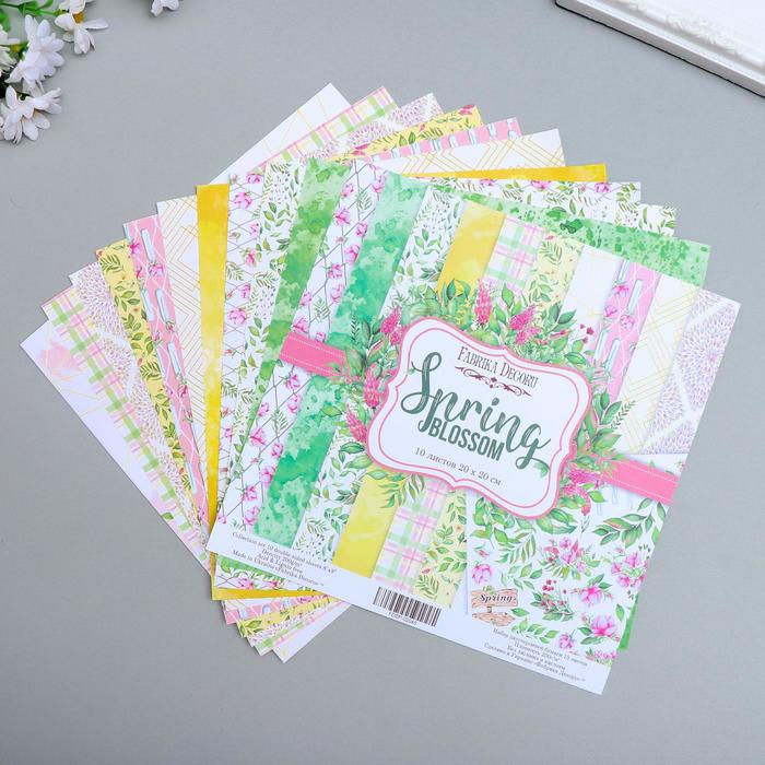 Набор бумаги для скрапбукинга "Spring blossom" 10 листов, 20х20 см
Набор бумаги для скрапбукинга "Spring blossom" 10 листов, 20х20 см