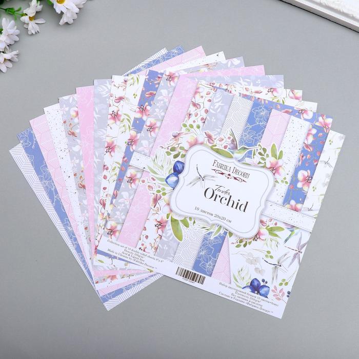 Набор бумаги для скрапбукинга "Tender orchid" 10 листов, 20х20 см
Набор бумаги для скрапбукинга "Tender orchid" 10 листов, 20х20 см