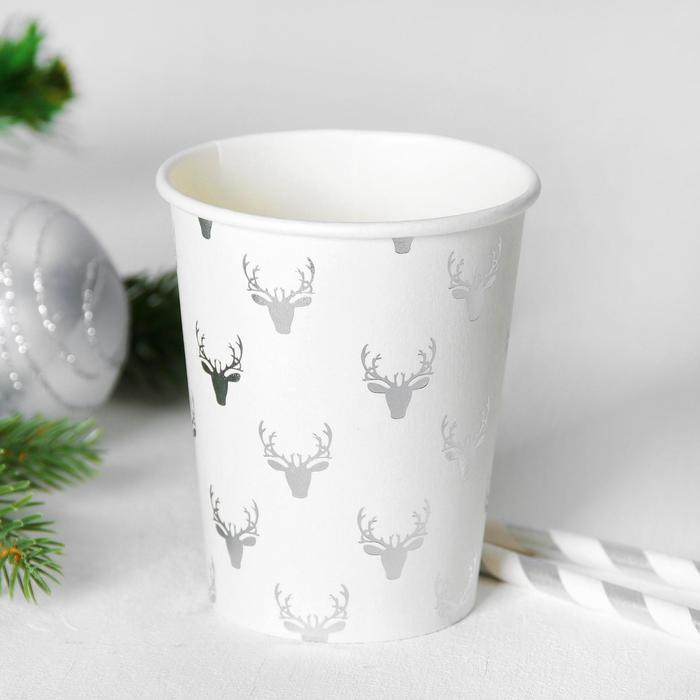 Стакан бумажный «Олень», набор 6 шт., 220 мл, цвета МИКС
Стакан бумажный «Олень», набор 6 шт., 220 мл, цвета МИКС