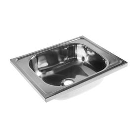 Мойка кухонная JIF 31383, накладная, толщина 0.4 мм, 50х40х16 см, без сифона, выпуск 1 1/2" 
Мойка кухонная JIF 31383, накладная, толщина 0.4 мм, 50х40х16 см, без сифона, выпуск 1 1/2"