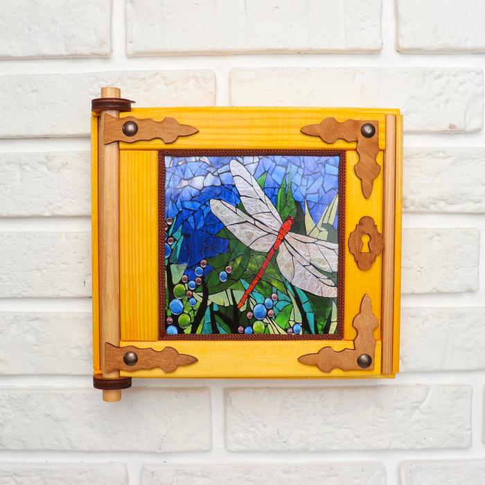 Ключница - картина, деревянная "Стрекоза", 20 х 20 х 6 см
Ключница - картина, деревянная "Стрекоза", 20 х 20 х 6 см