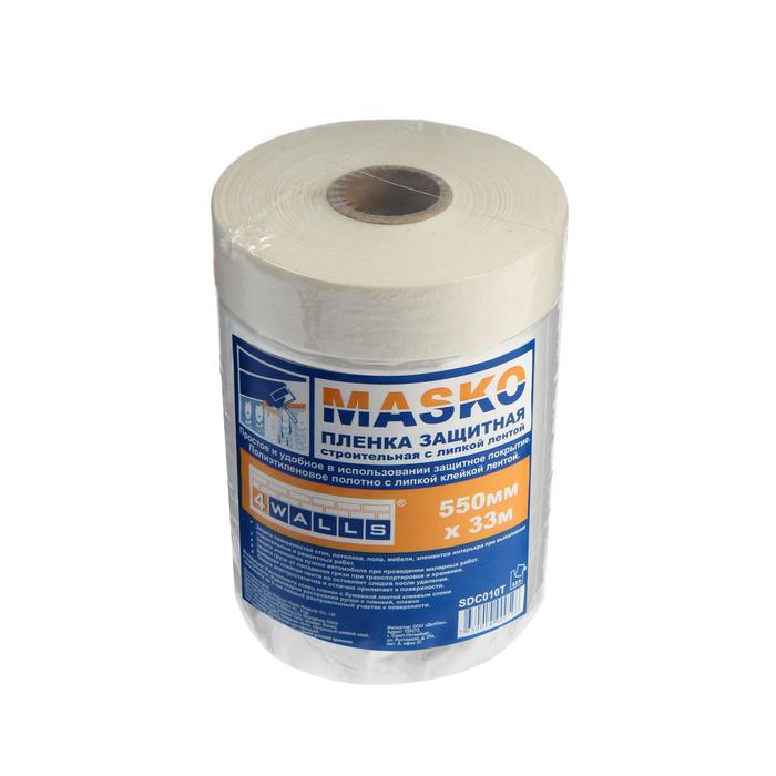 Пленка защитная 4Walls, с клейким слоем, 550 мм х 33 м
Пленка защитная 4Walls, с клейким слоем, 550 мм х 33 м
