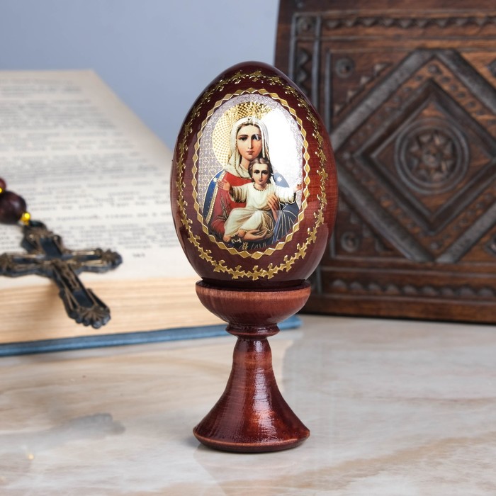 Сувенир Яйцо на подставке икона "Аз есмь"
Сувенир Яйцо на подставке икона "Аз есмь"
