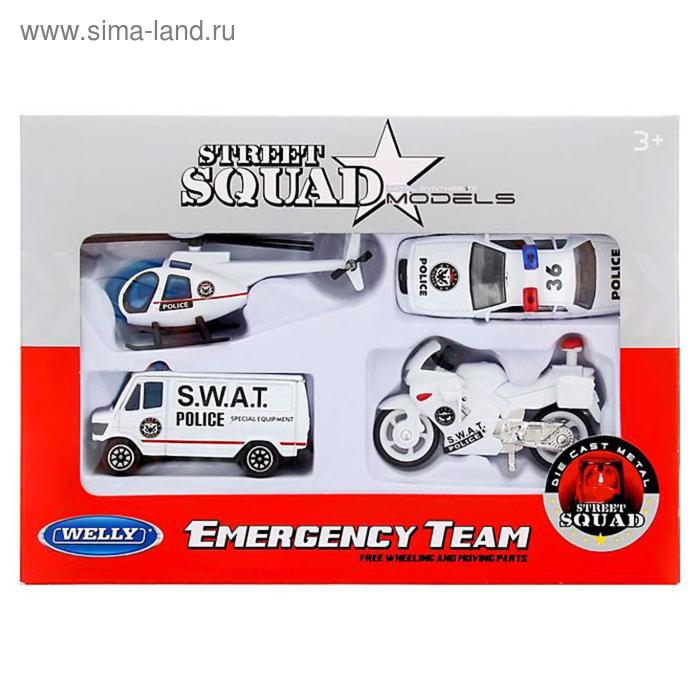 Набор игровой «Служба спасения: полиция», 4 вида транспорта
Набор игровой «Служба спасения: полиция», 4 вида транспорта