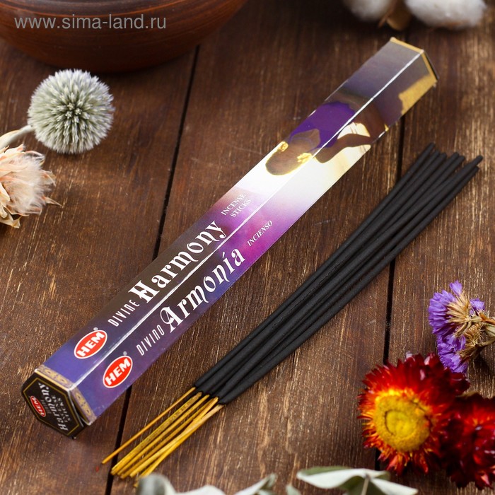 Благовония "HEM Divine Harmony" (Божественная гармония), шестигранник, 20 палочек
Благовония "HEM Divine Harmony" (Божественная гармония), шестигранник, 20 палочек