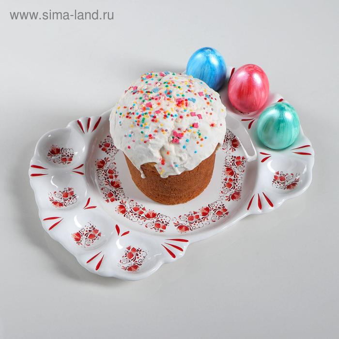 Блюдо-менажница "Пасхальное", белое, керамика, 30*20 см, деколь микс
Блюдо-менажница "Пасхальное", белое, керамика, 30*20 см, деколь микс