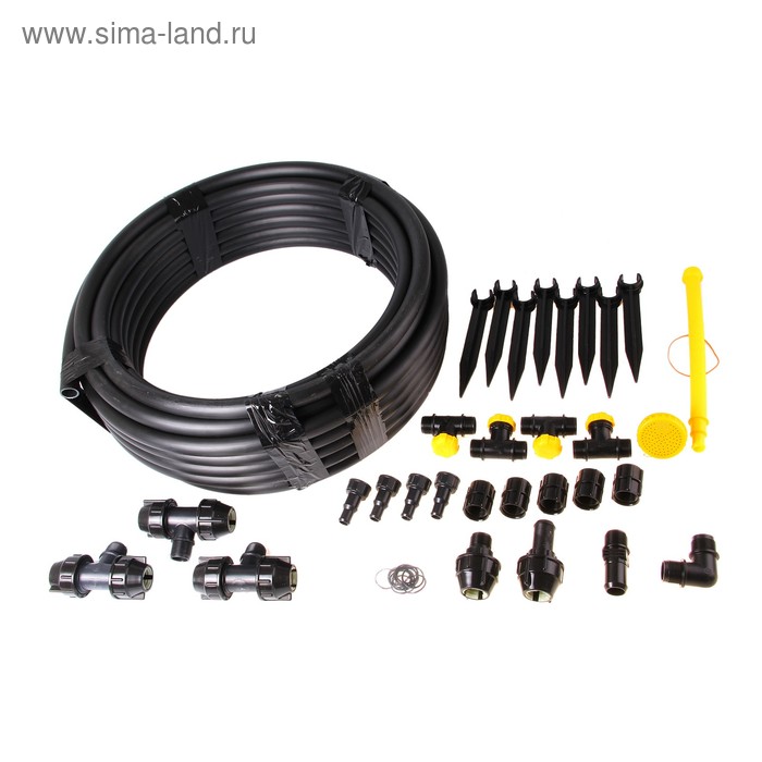 Дачный водопроводный комплект, шланг d=25 мм (1"), 25 м, фитинги
Дачный водопроводный комплект, шланг d=25 мм (1"), 25 м, фитинги