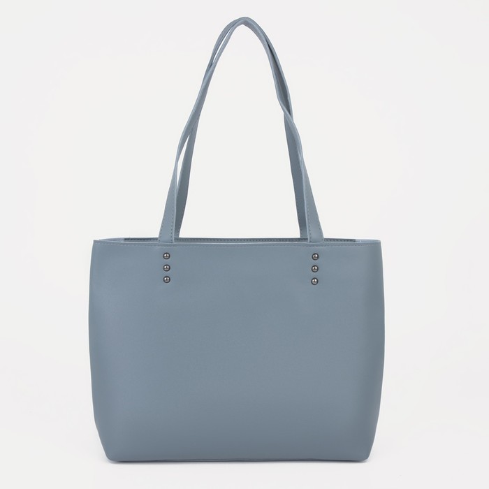 Сумка-тоут на молнии, цвет голубой
Сумка-тоут на молнии, цвет голубой