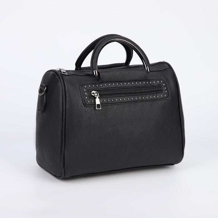 Сумка женская, отдел на молнии, наружный карман, длинный ремень, цвет чёрный
Сумка женская, отдел на молнии, наружный карман, длинный ремень, цвет чёрный