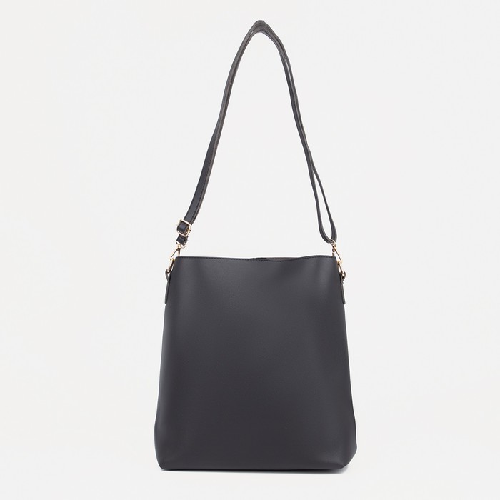 Сумка женская, отдел на клапане, цвет чёрный
Сумка женская, отдел на клапане, цвет чёрный