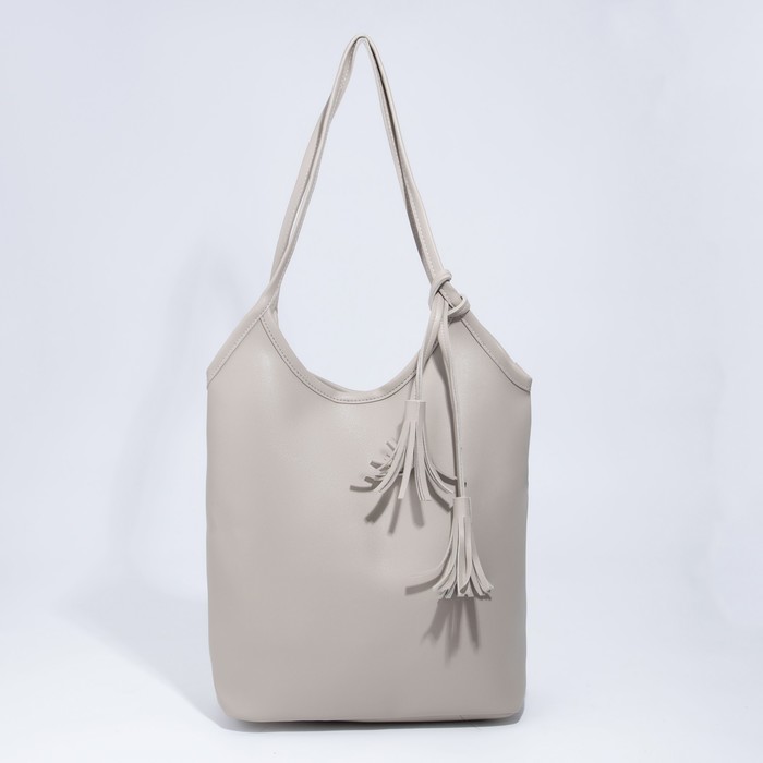 Сумка женская, отдел на кнопке, цвет серый
Сумка женская, отдел на кнопке, цвет серый