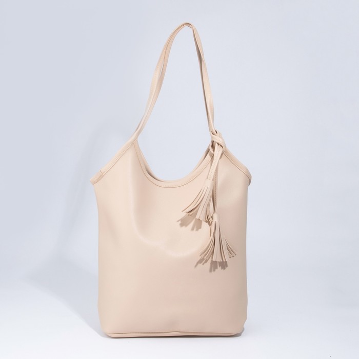 Сумка женская, отдел на кнопке, цвет бежевый
Сумка женская, отдел на кнопке, цвет бежевый