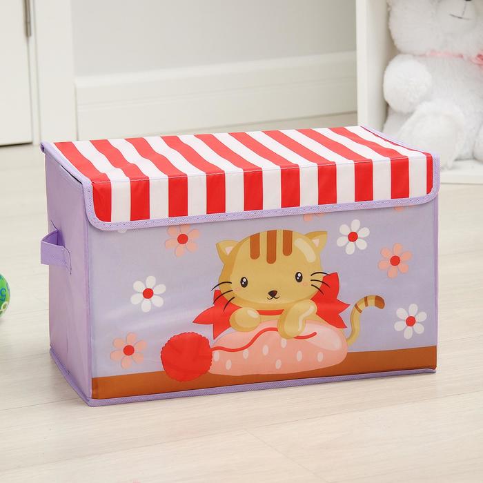 Короб для хранения с крышкой «Котя», 40×25×25 см
Короб для хранения с крышкой «Котя», 40×25×25 см