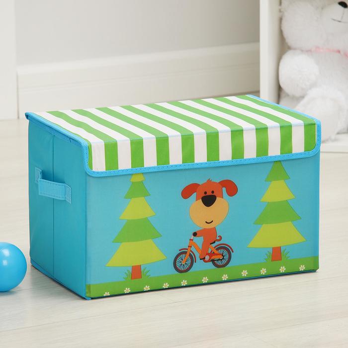 Короб для хранения с крышкой «Лесная прогулка», 40×25×25 см
Короб для хранения с крышкой «Лесная прогулка», 40×25×25 см