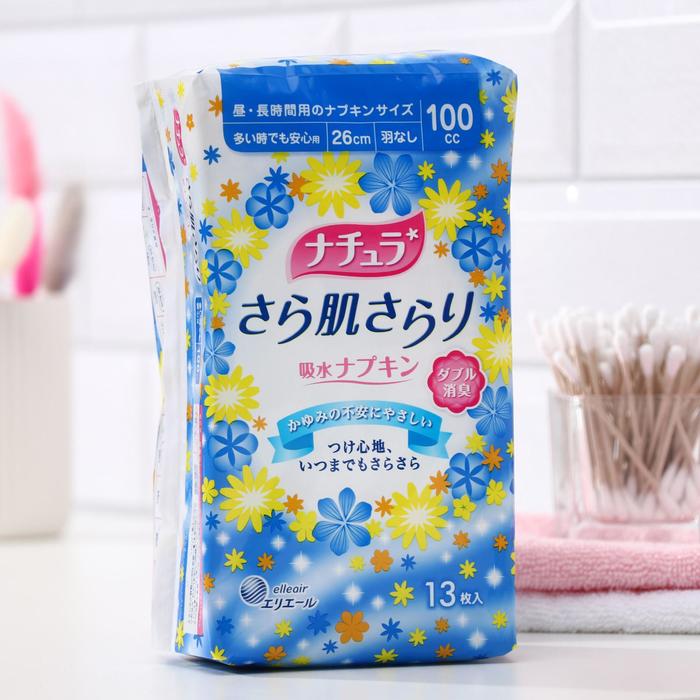 Прокладки ежедневные тонкие, Elle AIR, для обильных выделений, (Супер-ночные) 26 см, 13 шт
Прокладки ежедневные тонкие, Elle AIR, для обильных выделений, (Супер-ночные) 26 см, 13 шт