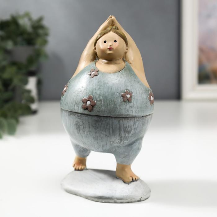 Сувенир полистоун "Пышечка занимается йогой" 16х8,5х9 см
Сувенир полистоун "Пышечка занимается йогой" 16х8,5х9 см