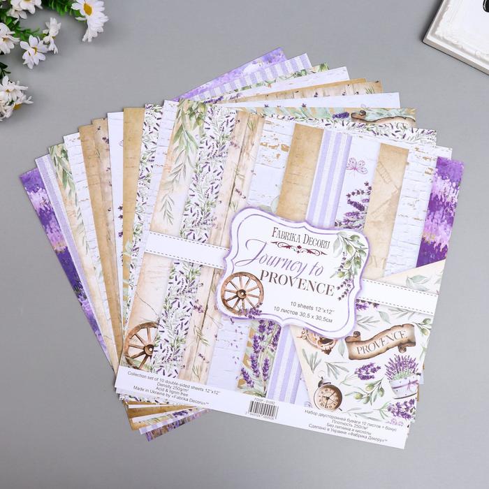 Набор бумаги для скрапбукинга "Journey to Provence " 10 листов, 30,5х30,5 см
Набор бумаги для скрапбукинга "Journey to Provence " 10 листов, 30,5х30,5 см