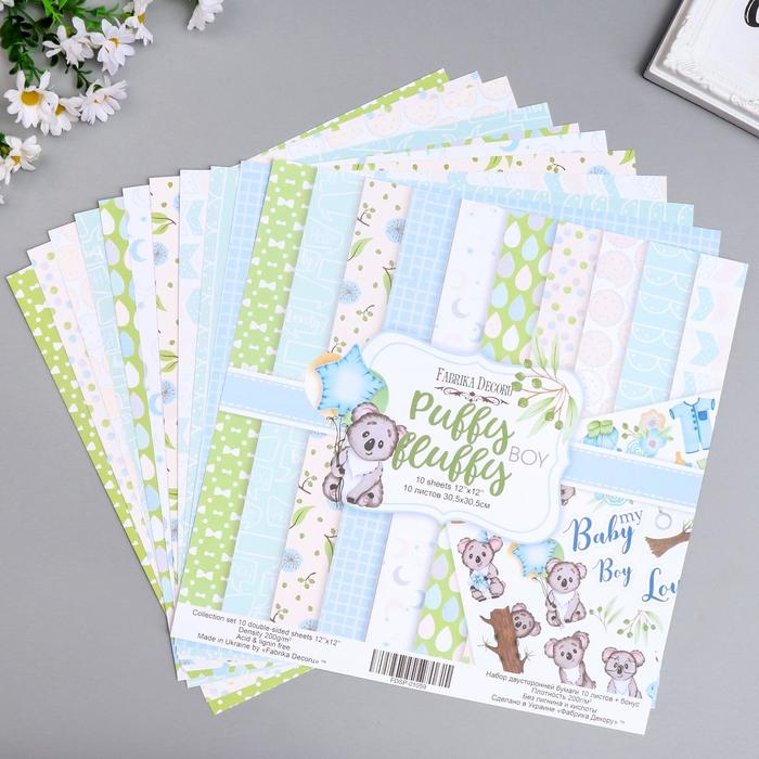 Набор бумаги для скрапбукинга "Puffy Fluffy Boy " 10 листов, 30,5х30,5 см
Набор бумаги для скрапбукинга "Puffy Fluffy Boy " 10 листов, 30,5х30,5 см