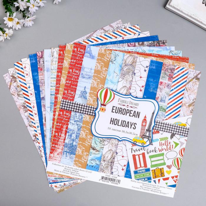 Набор бумаги для скрапбукинга "European holidays " 10 листов, 30,5х30,5 см
Набор бумаги для скрапбукинга "European holidays " 10 листов, 30,5х30,5 см