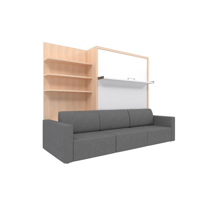 Комплект-трансформер с полкой Ника Кровать 1600х2000 + диван серый/дуб
Комплект-трансформер с полкой Ника Кровать 1600х2000 + диван серый/дуб