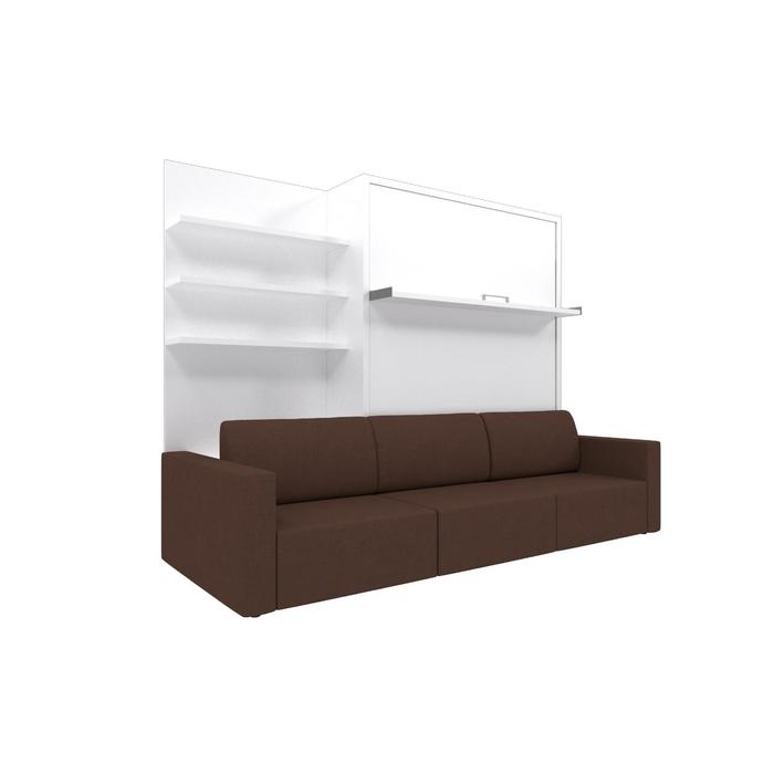 Комплект-трансформер с полкой Ника Кровать 1400х2000 + диван коричневый/белый
Комплект-трансформер с полкой Ника Кровать 1400х2000 + диван коричневый/белый