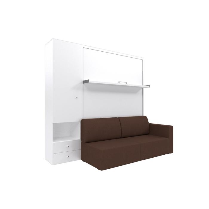 Комплект-трансформер со шкафом Ника Кровать 1400х2000 + диван коричневый/белый
Комплект-трансформер со шкафом Ника Кровать 1400х2000 + диван коричневый/белый