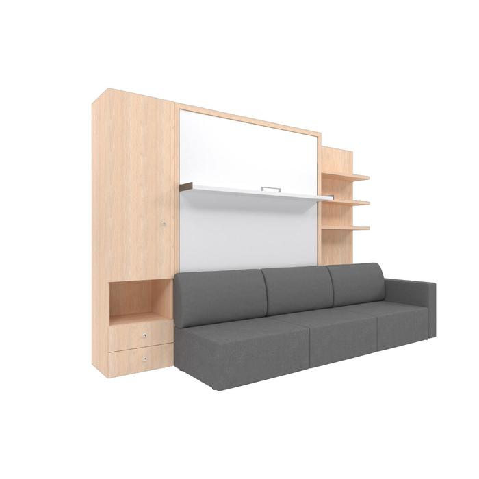 Комплект-трансформер со шкафом и полками Ника Кровать 1400х2000 + диван серый/дуб
Комплект-трансформер со шкафом и полками Ника Кровать 1400х2000 + диван серый/дуб