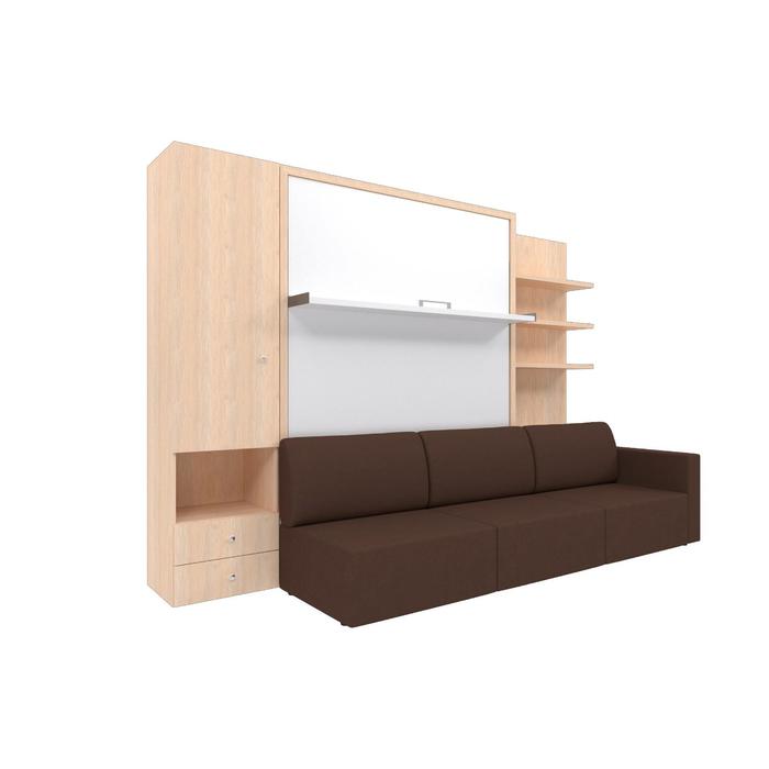 Комплект-трансформер со шкафом и полками Ника Кровать 1600х2000+диван коричневый/дуб
Комплект-трансформер со шкафом и полками Ника Кровать 1600х2000+диван коричневый/дуб