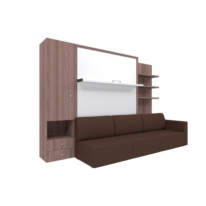 Комплект-трансформер со шкафом и полками Ника Кровать 1600х2000+диван коричневый/ясень
Комплект-трансформер со шкафом и полками Ника Кровать 1600х2000+диван коричневый/ясень