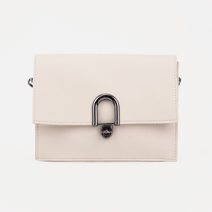 Сумка-мессенджер на клапане, цвет молочный
Сумка-мессенджер на клапане, цвет молочный