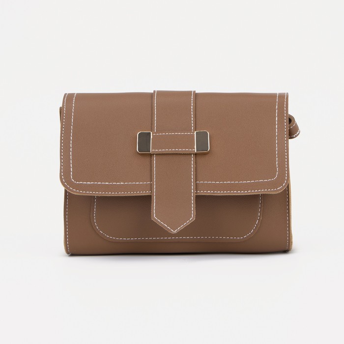 Сумка-мессенджер на клапане, наружный карман, длинный ремень, цвет коричневый
Сумка-мессенджер на клапане, наружный карман, длинный ремень, цвет коричневый