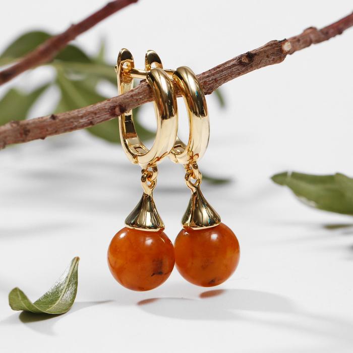 Серьги позолота шар №10 "Янтарь" купол, цвет коньячный матовый
Серьги позолота шар №10 "Янтарь" купол, цвет коньячный матовый