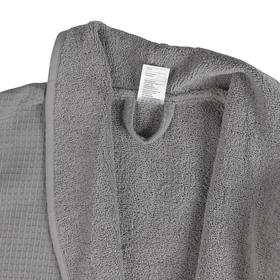 Халат банный Essential, размер M, цвет серый
Халат банный Essential, размер M, цвет серый