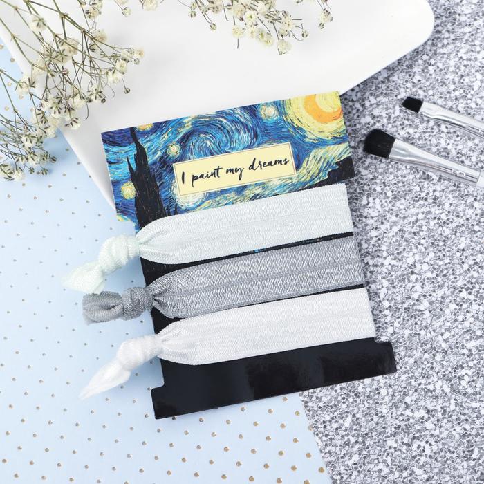 Резинки для волос "I paint my dreams", d= 9,5 см.
Резинки для волос "I paint my dreams", d= 9,5 см.