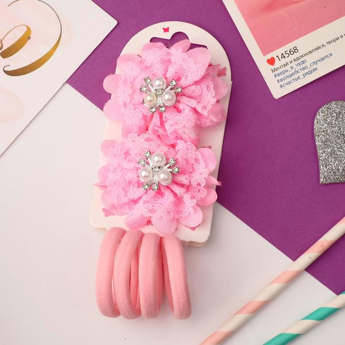 Набор для волос "Очаровашка" (2 зажима, 4 резинки) кружевной перелив
Набор для волос "Очаровашка" (2 зажима, 4 резинки) кружевной перелив