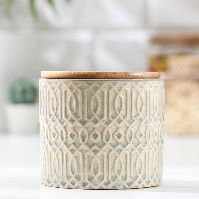 Банка для сыпучих продуктов «Антураж», 400 мл, 10×9,5 см, градиент голубой
Банка для сыпучих продуктов «Антураж», 400 мл, 10×9,5 см, градиент голубой