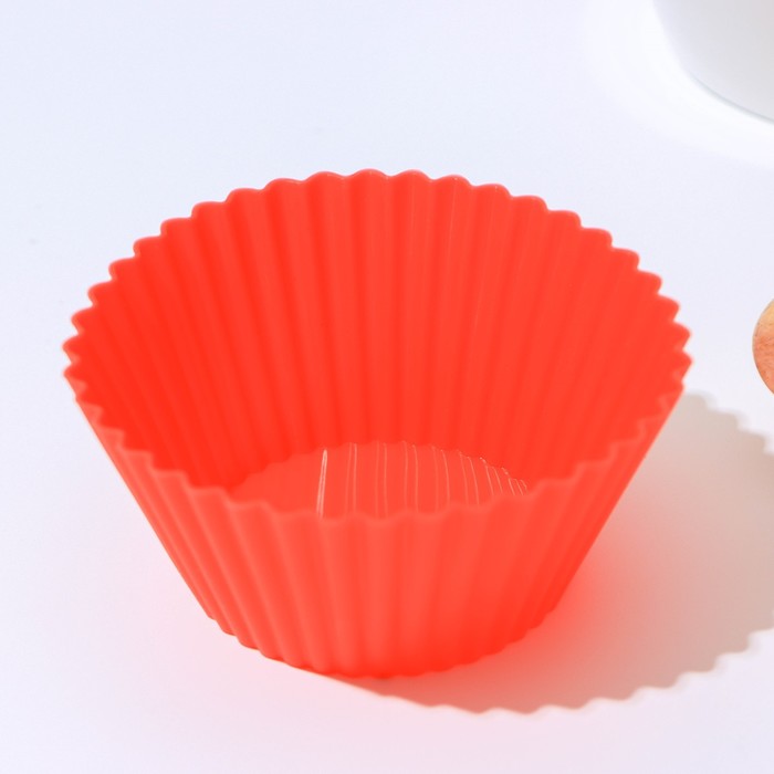 Форма для выпечки силиконовая «Круг.Риб», 9×4,5 см, d дна=6 см, цвет МИКС
Форма для выпечки силиконовая «Круг.Риб», 9×4,5 см, d дна=6 см, цвет МИКС