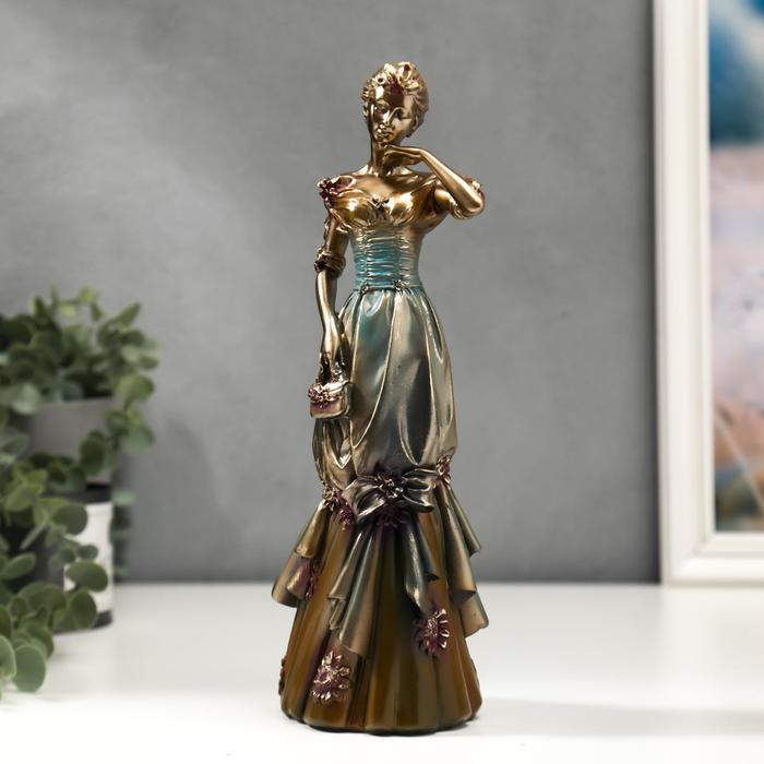 Сувенир полистоун "Мадмуазель в золотисто-зелёном платье" 27,5х8х9,3 см
Сувенир полистоун "Мадмуазель в золотисто-зелёном платье" 27,5х8х9,3 см
