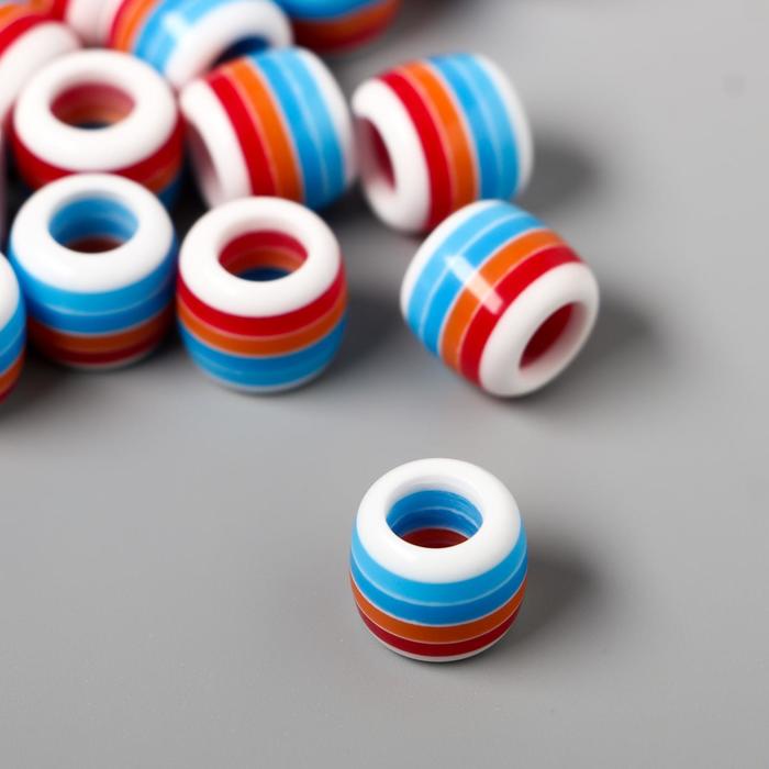 Набор бусин для творчества пластик "Полосатый цилиндр с белым" набор 20 шт 1х1,2х1,2 см
Набор бусин для творчества пластик "Полосатый цилиндр с белым" набор 20 шт 1х1,2х1,2 см