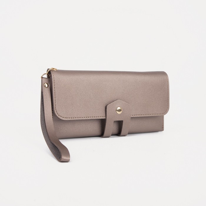 Кошелёк на кнопке, цвет бронза
Кошелёк на кнопке, цвет бронза