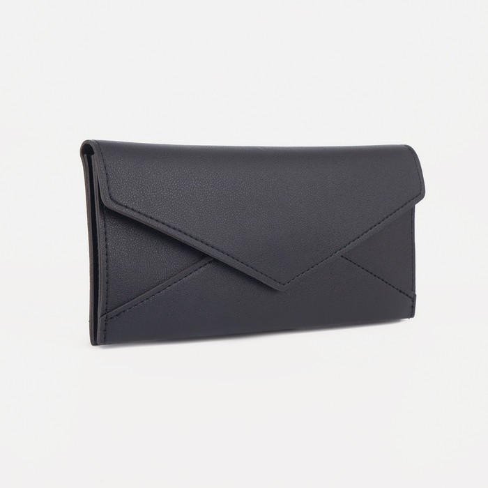 Кошелёк на кнопке, цвет чёрный
Кошелёк на кнопке, цвет чёрный