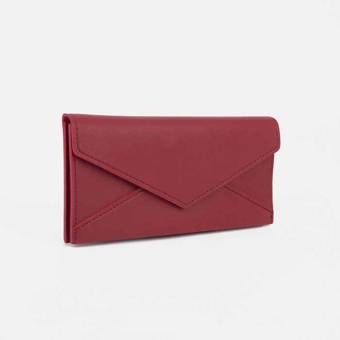 Кошелёк на кнопке, цвет бордовый
Кошелёк на кнопке, цвет бордовый