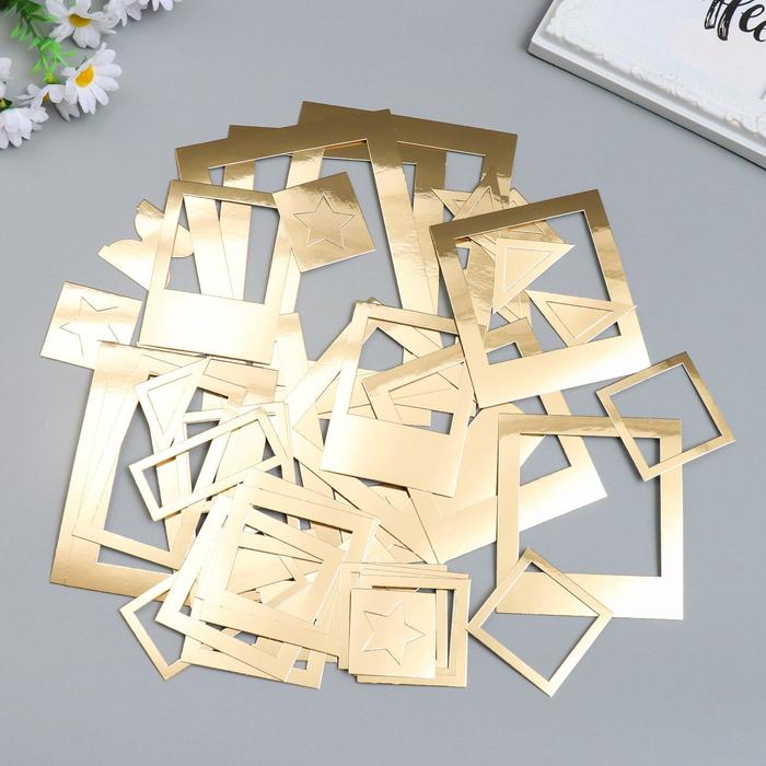 Набор рамок с фольгированием "Fabrika Decoru №2" 50 шт, золото
Набор рамок с фольгированием "Fabrika Decoru №2" 50 шт, золото