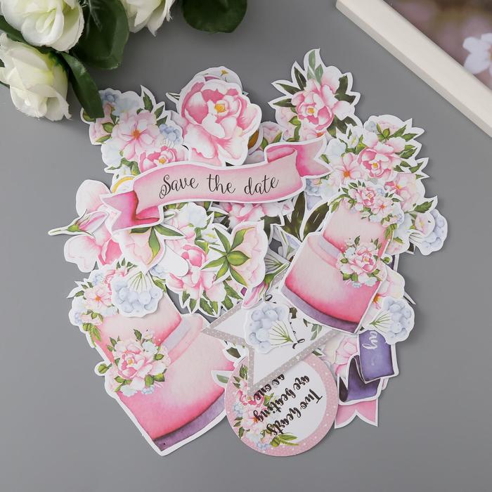 Набор высечек "Wedding of our dream" 65 шт
Набор высечек "Wedding of our dream" 65 шт