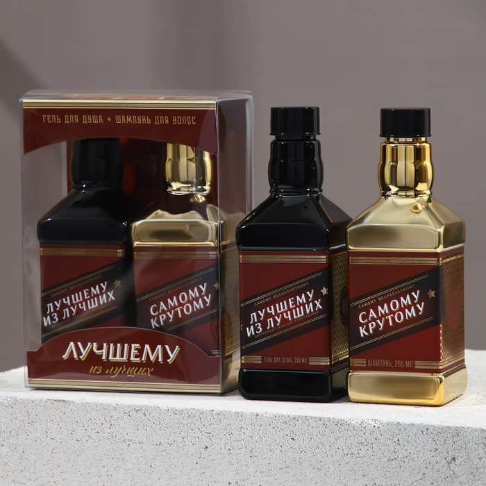 Набор «Лучшему из лучших», гель для душа, 250 мл, мужской парфюм; шампунь для всех типов волос, 250 мл
Набор «Лучшему из лучших», гель для душа, 250 мл, мужской парфюм; шампунь для всех типов волос, 250 мл