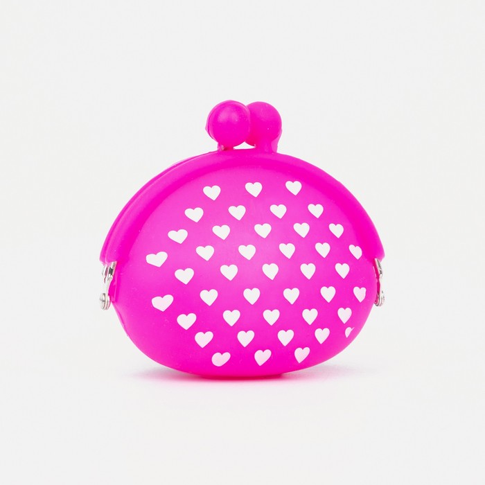 Кошелёк на фермуаре, цвет фуксия
Кошелёк на фермуаре, цвет фуксия