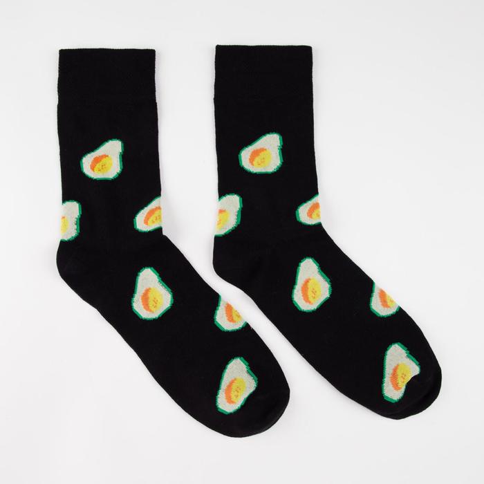 Носки мужские «Авокадо» цвет чёрный, размер 27
Носки мужские «Авокадо» цвет чёрный, размер 27