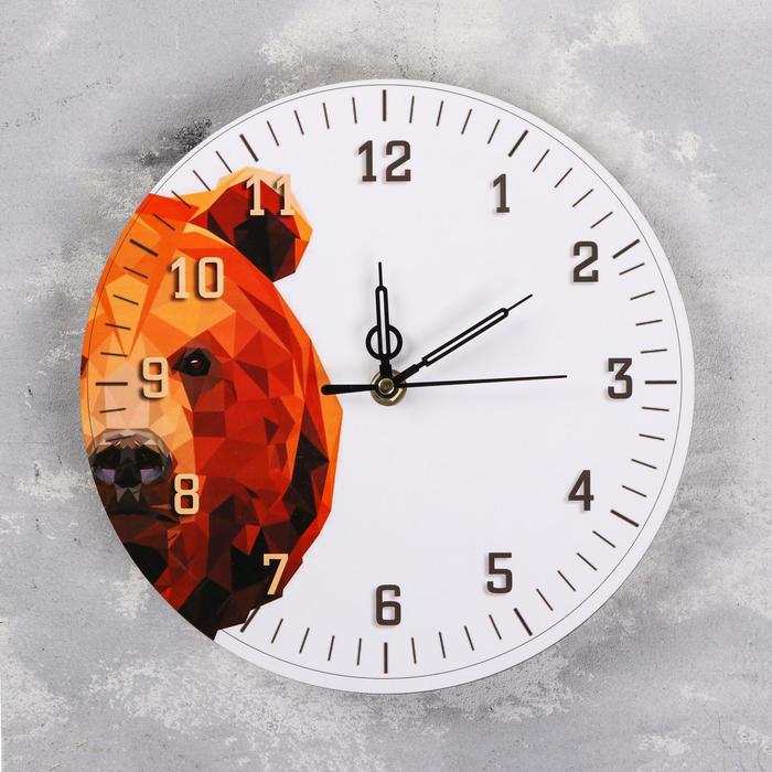 Часы настенные "Медведь", d=23.5. плавный ход, стрелки микс
Часы настенные "Медведь", d=23.5. плавный ход, стрелки микс
