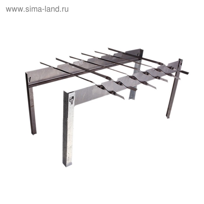 Мангал «Пикник», 6 шампуров, размер 40 х 40 х 50 см
Мангал «Пикник», 6 шампуров, размер 40 х 40 х 50 см