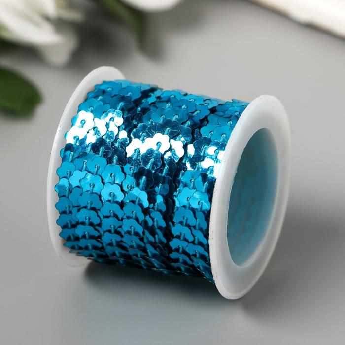 Нить из пайеток на бобине "Цветочки ярко-голубые" намотка 5 метров d-0,5 см
Нить из пайеток на бобине "Цветочки ярко-голубые" намотка 5 метров d-0,5 см